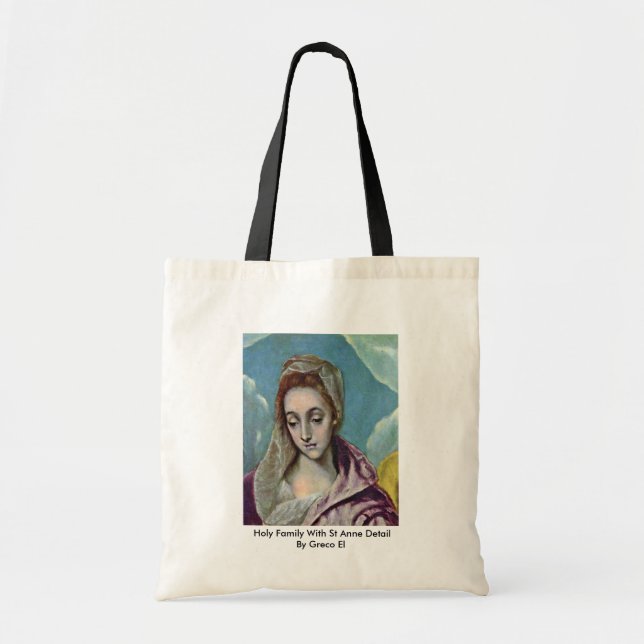 Tote Bag Famille sainte avec le petit groupe de St Anne par (Devant)
