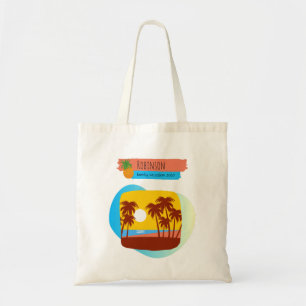 Tote Bag Famille Tropical Vacances Souvenir