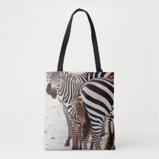 TOTE BAG FAMILLE ZEBRA