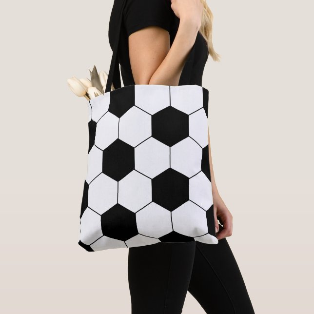 Tote Bag Fan de football fille (De près)