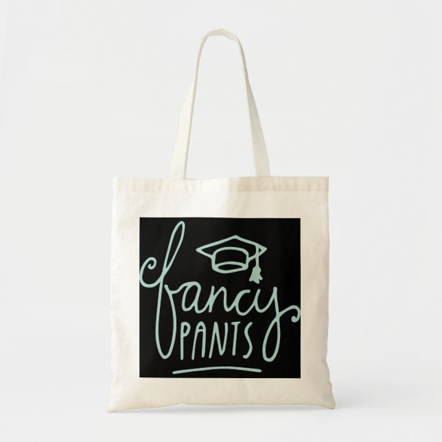 Tote Bag Fancy Pants Funny Grad (Devant)