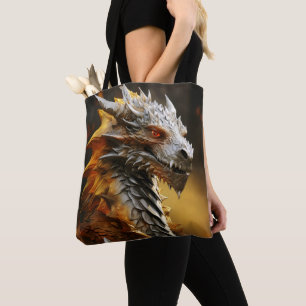 Tote Bag Fantaisie de dragon bête