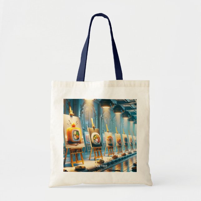 Tote Bag Fantasy Cute Fantasy Sushi Art (Devant)