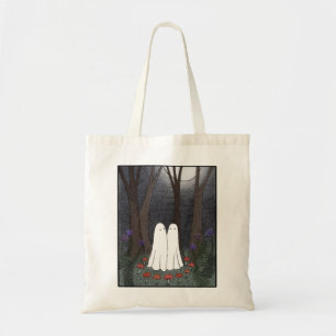 Tote Bag Fantômes dans le Cercle Magique de Champignons de 