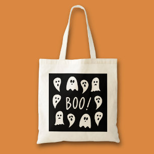 Tote Bag Fantômes d'Halloween Trick or Treat