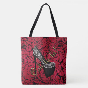 Tote Bag Fard à joues chic Fleurs de Tres