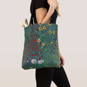 Tote Bag Farmergarden avec Tournesol de Klimt, Fleurs Vinta