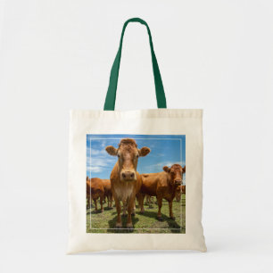 Tote Bag Farms Brown cow