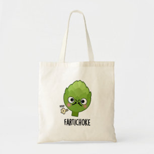 Tote Bag Fartichoke Funny Farting Artichoke Pun