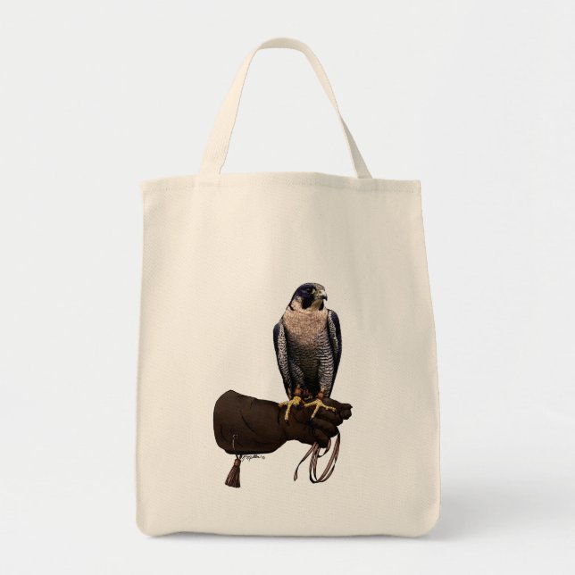 Tote Bag Faucon pérégrin sur le gant (Devant)
