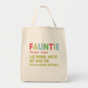 Tote Bag Fauntie auntie