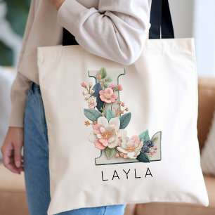 Tote Bag Faveur de mariage personnalisée avec monogramme de