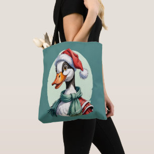 Tote Bag Favoris de Noël animal amusant - Oie 3