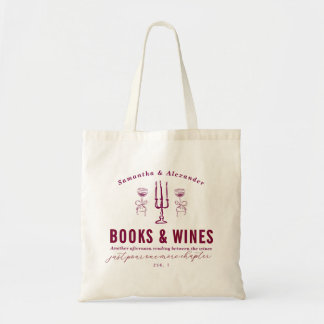 Tote Bag Favorite Things Holiday Book & Wine Club Party