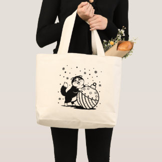 Tote bag featuring a cat
