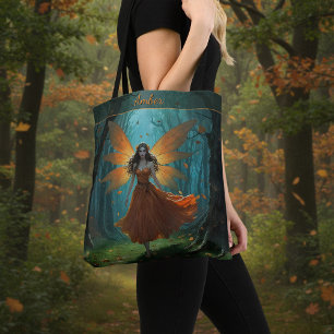 Tote Bag Fée de l'automne enchanté Art fantastique de Thank