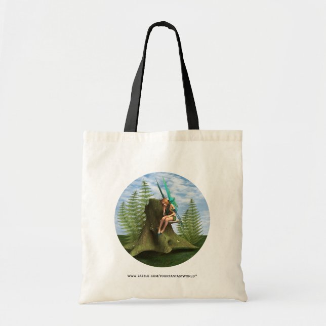 Tote Bag Fée réfléchie (Devant)
