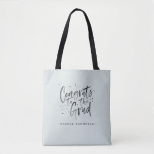 Tote Bag Félicitations d'aquarelle au diplômé fourre-tout