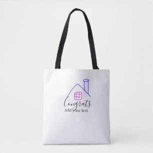 Tote Bag Félicitations nouveau propriétaire inauguration de