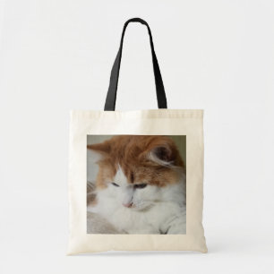 Tote Bag (Feline Fancy) Contemplation Kitty : Photo Cat