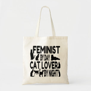 Tote Bag Feministe Amoureux des chats
