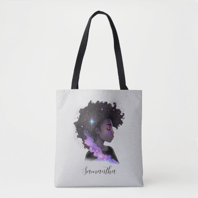 Tote Bag Femme Afro-étincelante (Devant)