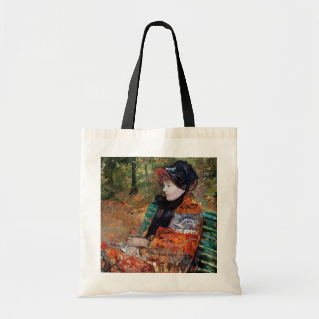 Tote Bag Femme assise sur le banc, Mary Cassatt (Devant)