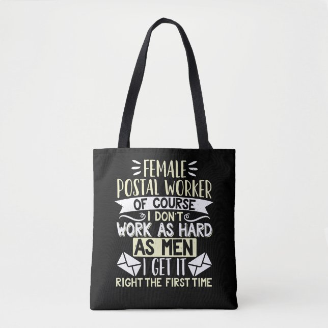 Tote Bag Femme au poste de femme au poste (Devant)