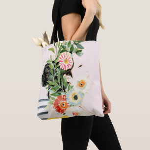 Tote Bag Femme avec des fleurs