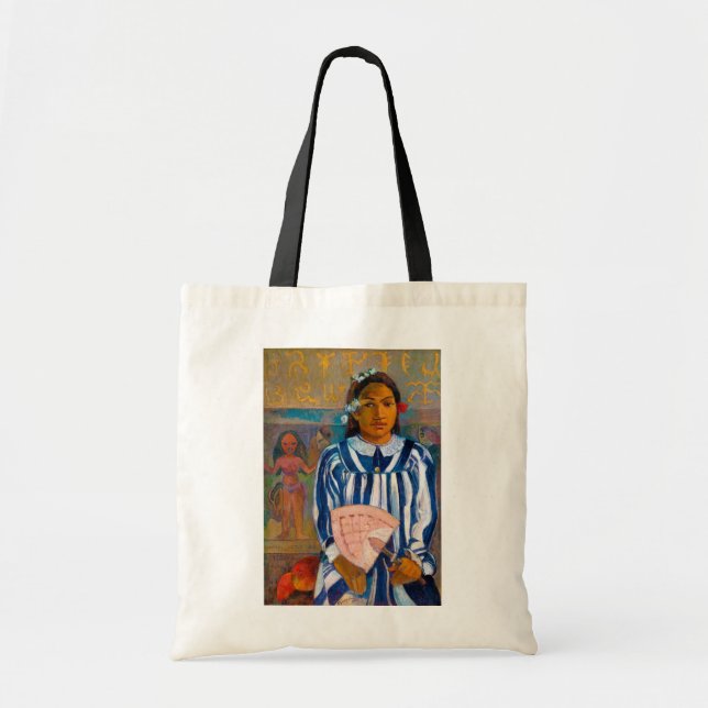 Tote Bag Femme avec un ventilateur, Gauguin (Devant)