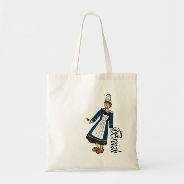 Tote Bag Femme bretonne #1 (Devant)