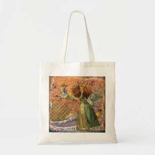 Tote Bag Femme Capricorne Chèvre Fantaisie Amusante