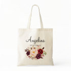 Femme de chambre florale rustique personnalisée