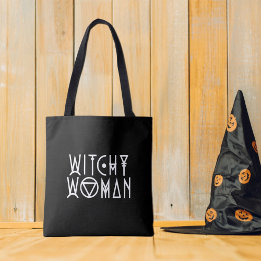 Tote Bag Femme de cuisine mignonne sorcière noire Halloween