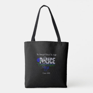 Tote Bag Femme de police Rose bleue