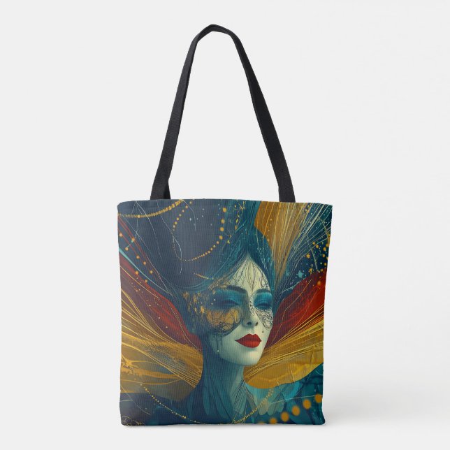 Tote Bag Femme d'Imaginaire Cool moderne et tendance (Dos)