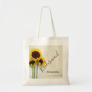 Tote Bag Femme d'information Russe Fleur de tournesol