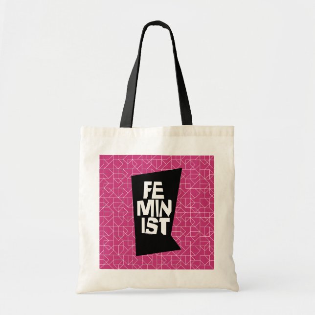 Tote Bag Femme égale imitation de fille féminine féministe (Devant)