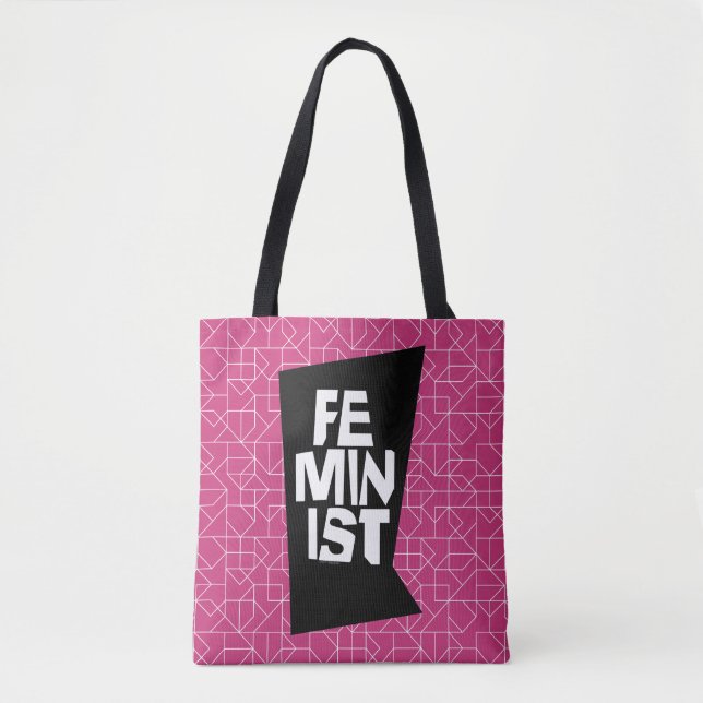 Tote Bag Femme égale imitation de fille féminine féministe (Devant)