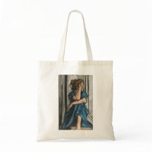 Femme en bleu