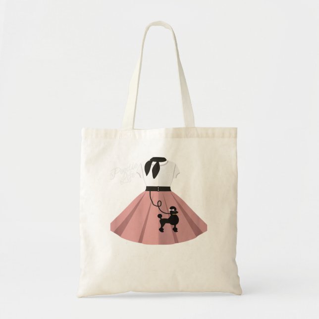 Tote Bag Femme Femmes Poodle Costume Jupe Halloween (Devant)