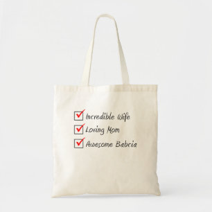 Tote Bag Femme Maman Babcia femme polonaise