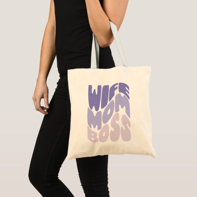 Tote Bag Femme, maman, patron (Devant (produit))