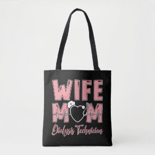Tote Bag Femme Maman Technicien en dialyse Infirmière Tech