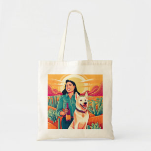 Tote Bag Femme, Tequila et Secourt Dog : Un portrait