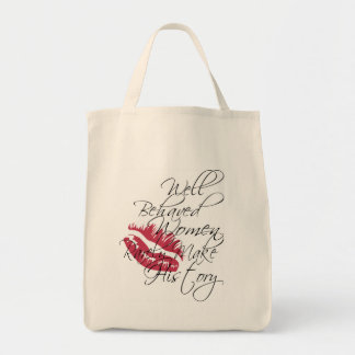 Tote Bag Femmes bien comportées fourre-tout organique