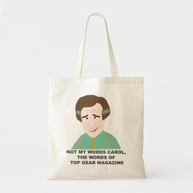 Tote Bag Femmes Hommes Alan Partridge Pas Mes Paroles Carol (Devant)