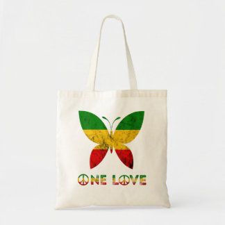 Tote Bag FEMMES Rasta Reggae Papillon Hippie Insectes Bug O