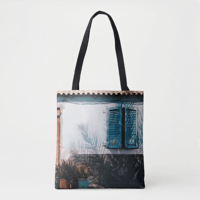 TOTE BAG FENÊTRES OUVERTES BLEUES (Devant)