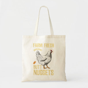 Tote Bag Ferme Beurre Bio Frais Nuggets Poulet Nug